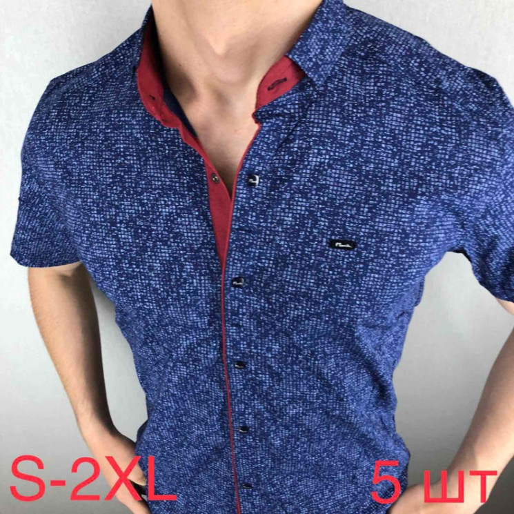 Сорочка Paul Semih р S-2XL Чоловіча M038 blue - Nadiyka BG/PO2161-2162