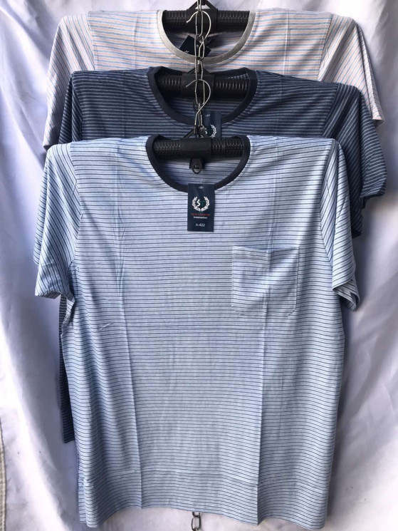 Футболка чоловіча, котон (р. 6XL-10XL ), мікс кольорів, в упаковці 5 шт. №326573 - Vanda SE1013