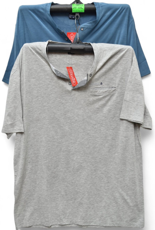 Футболка чоловіча, трикотаж (р. 7XL-10XL ), мікс кольорів, в упаковці 5 шт. №313270 - Vanda SE1013