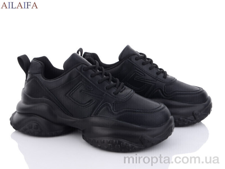 Кросівки 8116 black піна р: 36-41, в упаковці: 6 пар, купити тільки гуртом - 856519