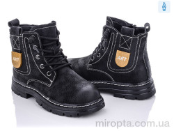Черевики Y163(2117B) black р: 32-37, в упаковці: 6 пар, купити тільки гуртом