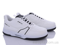 Кросівки 9-786 white-black р: 40-45, в упаковці: 8 пар, купити тільки гуртом