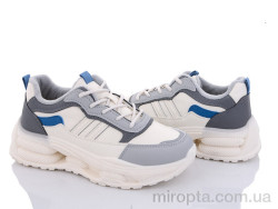 Кросівки 169-24 beige-grey р: 36-41, в упаковці: 8 пар, купити тільки гуртом