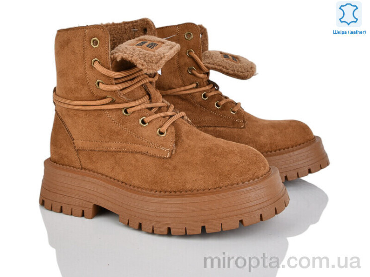 Черевики 197-211 camel р: 36-41, в упаковці: 8 пар, купити тільки гуртом - 1120685