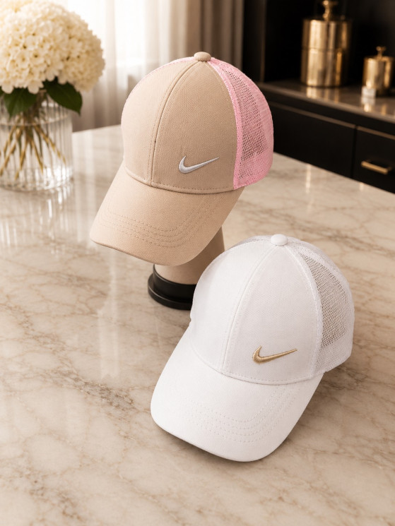 Бейсболка жіноча Nike, котон, сітка (Розмір: 56-59), мікс кольорів, в упаковці 5 штук №345424 - Great