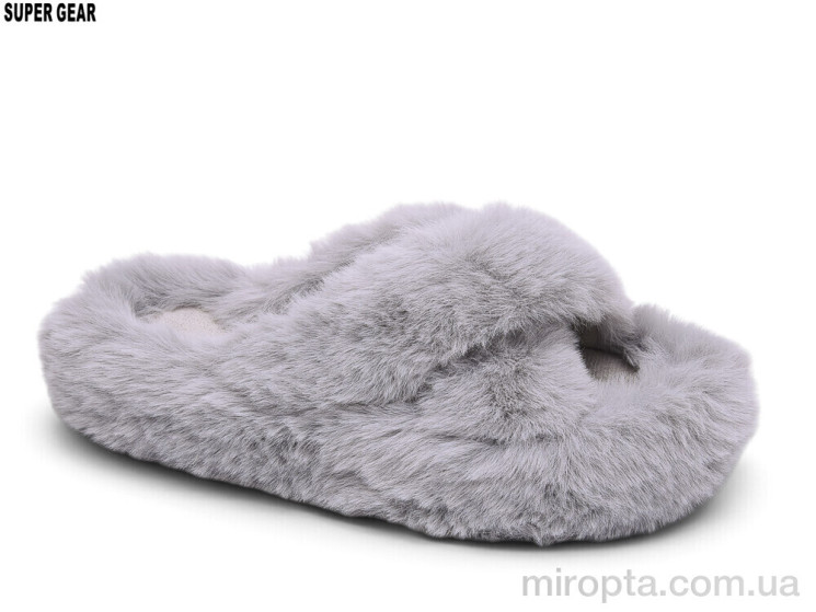 Капці CA05 grey р: 36-41, в упаковці: 12 пар, купити тільки гуртом - 1203425