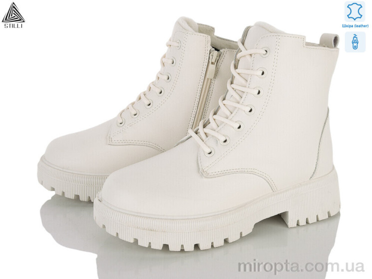 Черевики TM580-2 шкіра р: 36-41, в упаковці: 8 пар, купити тільки гуртом - 1210848