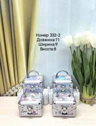 Скринька для прикрас "332-2" метал (р: 11*9*8см) 4 кольори №366164