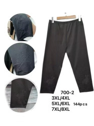 Бриджі жіночі, трикотаж, м.700-2 (розмір: 3XL-8XL), в упаковці 6 штук №344593