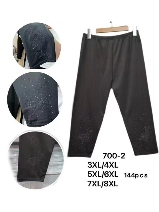 Бриджі жіночі, трикотаж, м.700-2 (розмір: 3XL-8XL), в упаковці 6 штук №344593 - Vanda SE1013