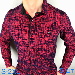 Сорочка Paulsemih р S-2XL Чоловіча Y37 red уцінка