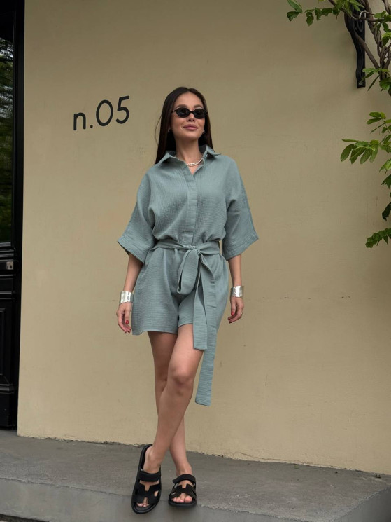Комбінезон жіночий, муслін, м. 1744 (р: 42-44, 46-50) №712159 - BestFashion RZ6220 м. 1744