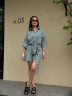 Комбінезон жіночий, муслін, м. 1744 (р: 42-44, 46-50) №712159 - BestFashion RZ6220 м. 1744