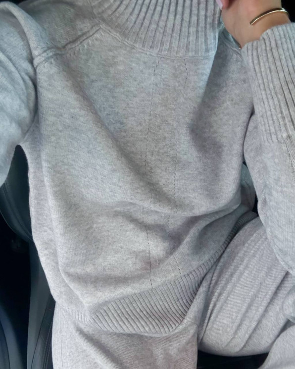 Костюм жіночий "двійка", кашемір, 70% cotton, 25% viskoea, 5% elastna м.6841 (р: 42-46) №815932 - 