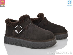 Туфлі GF2651 brown р: 36-40, в упаковці: 6 пар, купити тільки гуртом