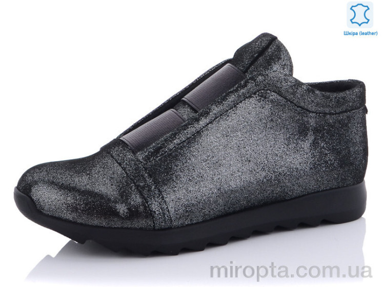 Туфлі 395 black р: 36-40, в упаковці: 5 пар, купити тільки гуртом - 546266