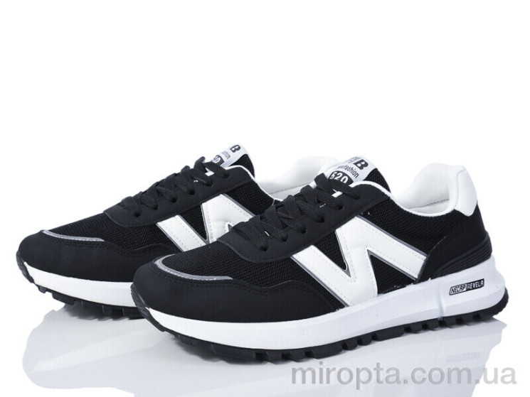Кросівки HD35(149-16) black-white р: 40-45, в упаковці: 8 пар, купити тільки гуртом - 952612