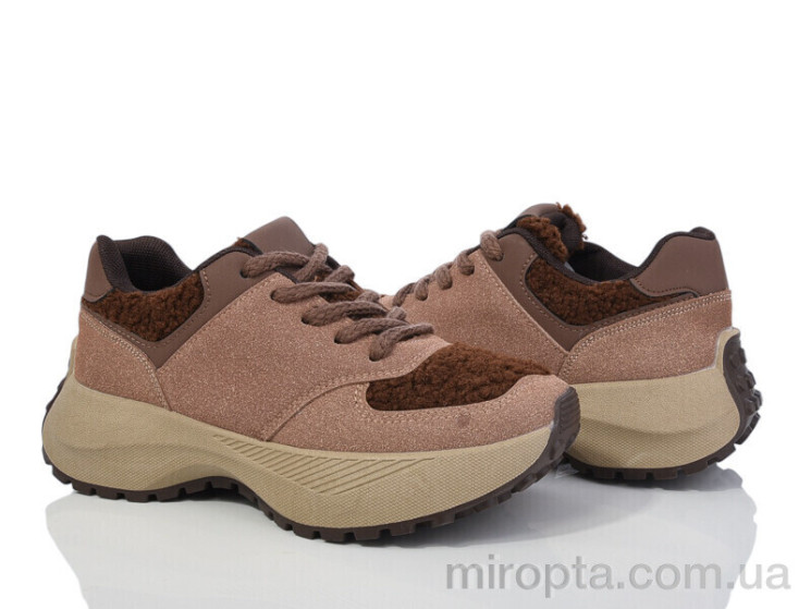 Кросівки 9-757 (9-781) brown р: 36-41, в упаковці: 8 пар, купити тільки гуртом - 977668