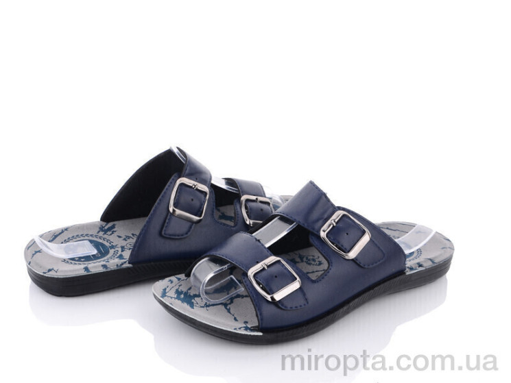 Шльопанці 24-Ш5509E blue р: 41-45, в упаковці: 24 пар, купити тільки гуртом - 821456