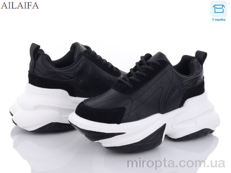 Кросівки 8202 black р: 36-41, в упаковці: 6 пар, купити тільки гуртом - 1211084