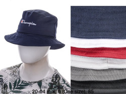 Панама чоловіча "Champion" (р: 59-60) мікс кольорів, в упаковці 5 шт. №367944