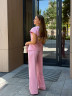 Костюм жіночий "двійка" з поясом, костюмка преміум м. 5720 (р: S, M, L, XL) №829377 - 
