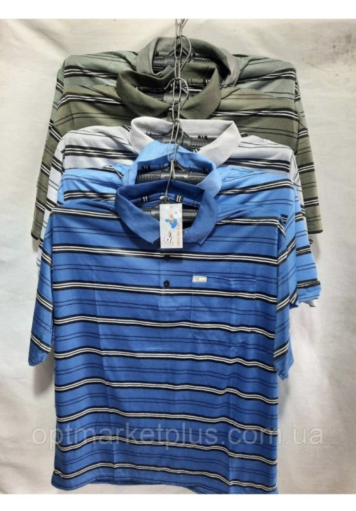 Футболка чоловіча "Т3" (р: 2XL-5XL) мікс кольорів, в упаковці 6 шт. №369495 - Saturn UG 241