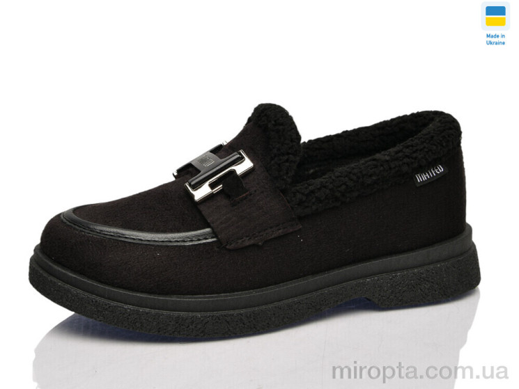 Туфлі 5601 black р: 37-41, в упаковці: 6 пар, купити тільки гуртом - 1212468