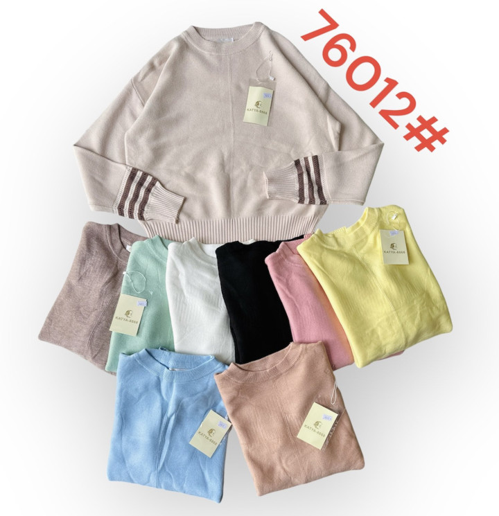 Светр жіночий, кашемір, м.761012  (р. 46-52 ), мікс кольорів, в упаковці 5 штук №319653 - Love SE 973-975