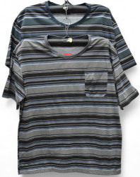 Футболка чоловіча, трикотаж (р. 7XL-10XL ), мікс кольорів, в упаковці 5 шт. №313272