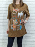 Футболка, р. M,L,XL, коттон, 7 кольорів в упаковці 3 штуки №805884 - Dance WE1051