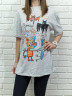Футболка, р. M,L,XL, коттон, 7 кольорів в упаковці 3 штуки №805884 - Dance WE1051