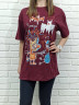 Футболка, р. M,L,XL, коттон, 7 кольорів в упаковці 3 штуки №805884 - Dance WE1051