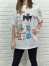 Футболка, р. M,L,XL, коттон, 7 кольорів в упаковці 3 штуки №805884 - Dance WE1051
