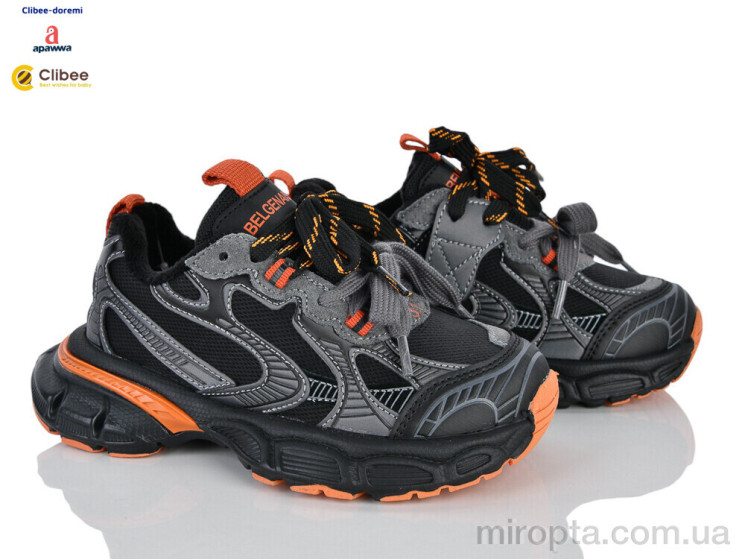 Кросівки ABC503139 black р: 31-37, в упаковці: 7 пар, купити тільки гуртом - 1215047