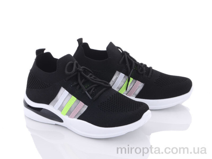 Кросівки 45-74 black р: 36-41, в упаковці: 8 пар, купити тільки гуртом - 583044