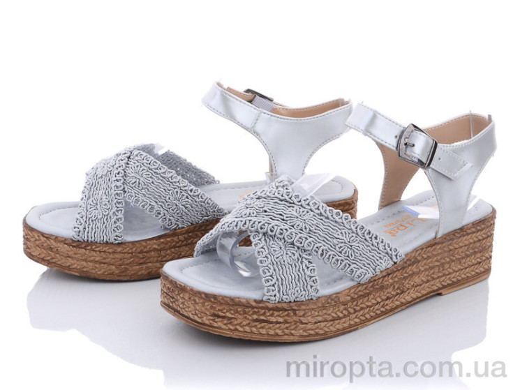 Босоніжки 15000 silver р: 36-40, в упаковці: 8 пар, купити тільки гуртом - 646792