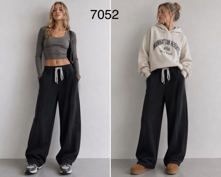 Штани жіночі трикотаж м.7052 (Розмір:S-XL) в упаковці 4 штуки №764246 - Saint Zel3317