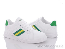 Кросівки 9-777 white-green р: 40-45, в упаковці: 8 пар, купити тільки гуртом