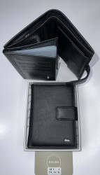 Гаманець чоловічий, натуральна шкіра, м.М1-1Black, (р: 14см*10см ), №1000060