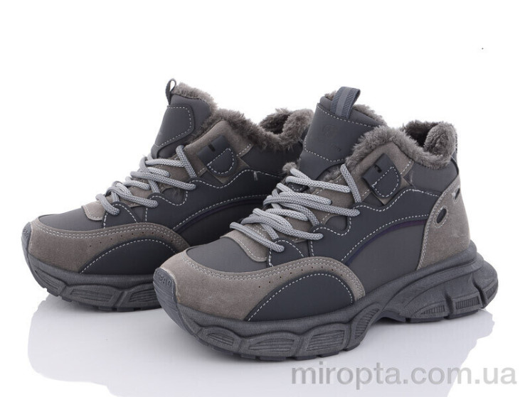 Кросівки 197-168 grey р: 36-40, в упаковці: 8 пар, купити тільки гуртом - 897639