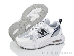 Кросівки HD38(149-24) white-grey р: 36-41, в упаковці: 8 пар, купити тільки гуртом