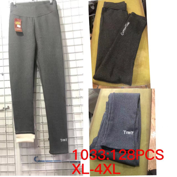 Лосіни жіночі теплі "1033" (р:XL-4XL) 3 кольори мікс в уп. 4 шт №150385 - Leggi GN1422