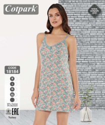 Нічна сорочка жіноча "18184" віскоза (р: M,L,XL,2XL) в упаковці 4 шт. №365473