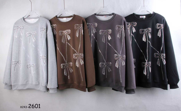 Кофта жіноча трикотаж м.2601 (Розмір:48-54) мікс кольорів в упаковці 10 штук №764337 - Coolme WE3111