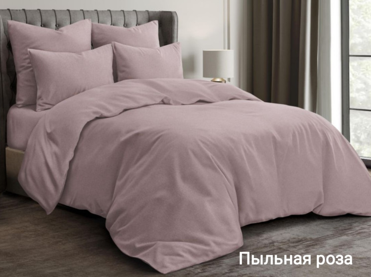 Комплект постільної білизни, бязь, м. Пильная роза (розмір: двоспальний максі/нестандарт) №335199 - Palma RZ3641