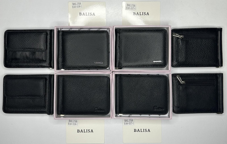 Гаманець чоловічий B145-1017-1 Black №352682 - Balisa HR302