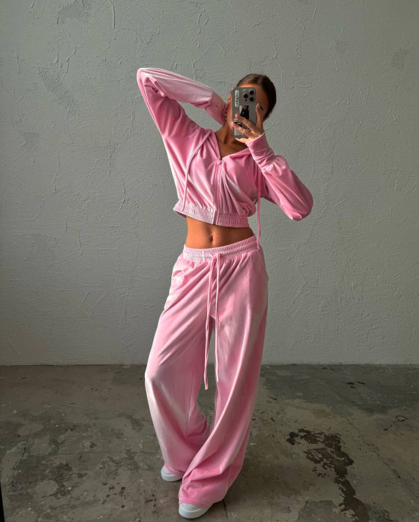 Костюм жіночий, велюр спорт, м. 7165 (р: 42-44, 46-48) №708266 - GrandFashion AV4663 м. 7165