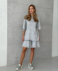 Костюм жіночий oversize, котон (р. 42-46) №406573