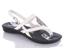 Босоніжки W26-Collar white р: 37-41, в упаковці: 6 пар, купити тільки гуртом
